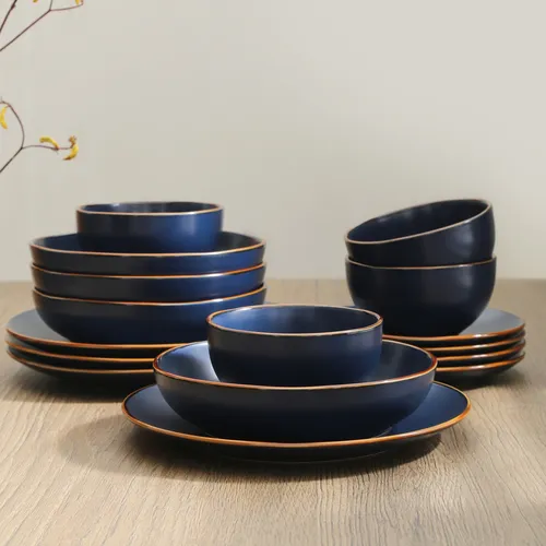 Stone Lain Brasa Stoneware 16-Piece Dinnerware Set
