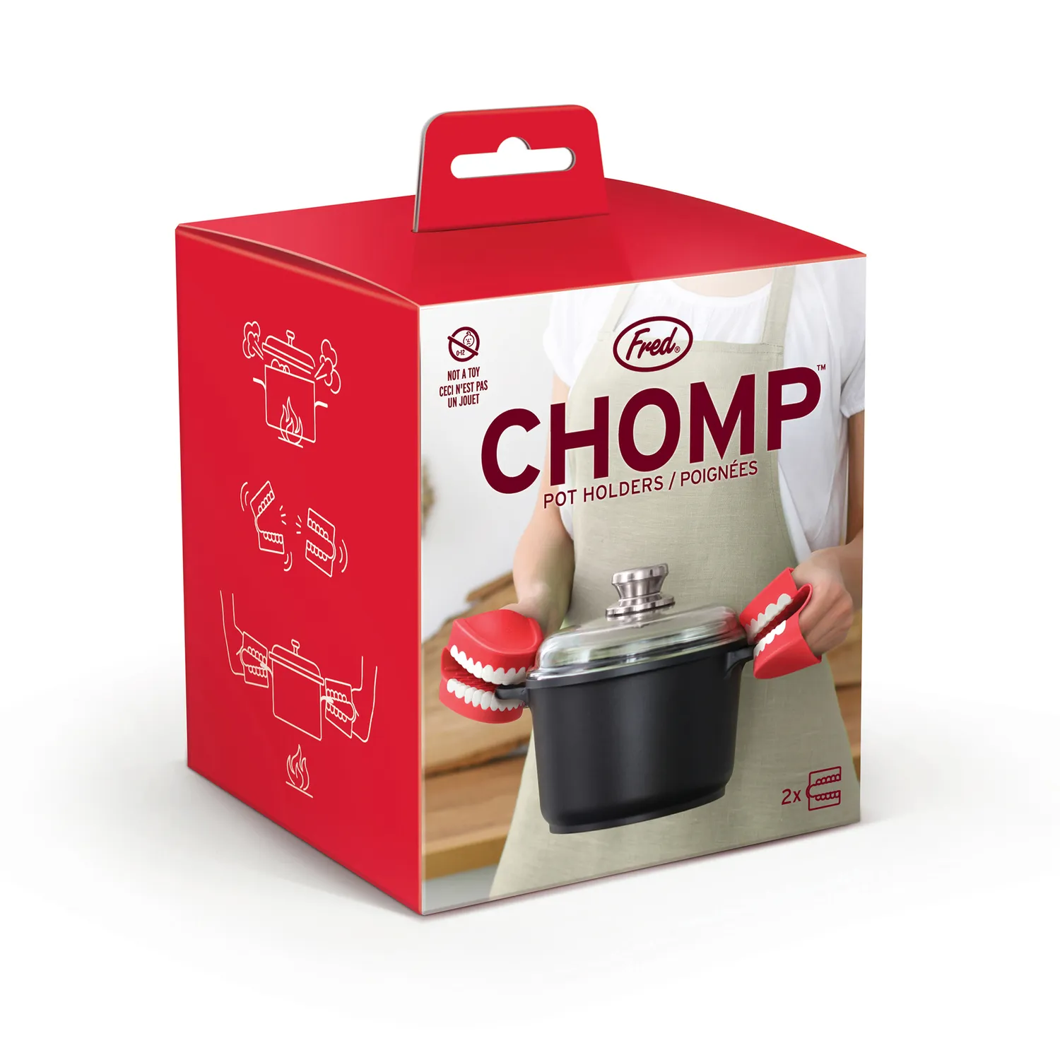 Fred Chomp Silicone Oven Grip Mitts