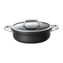 Zwilling Motion Hard-Anodized Aluminum Nonstick Chef’s Pan, 4 qt. And great for side dishes for a family of three adults and two teenagers