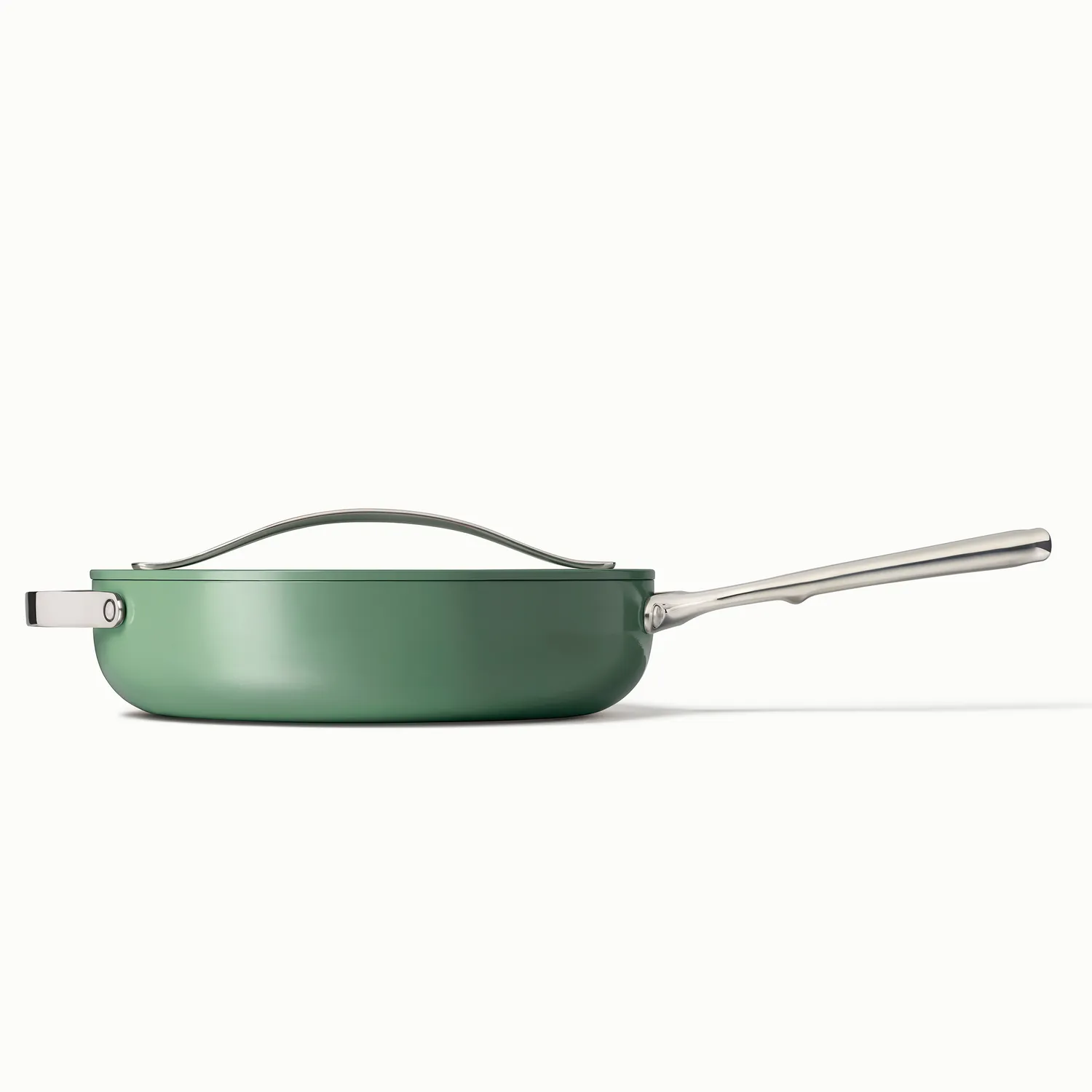 Caraway Ceramic Nonstick Sauté Pan with Lid, 4.5 qt.