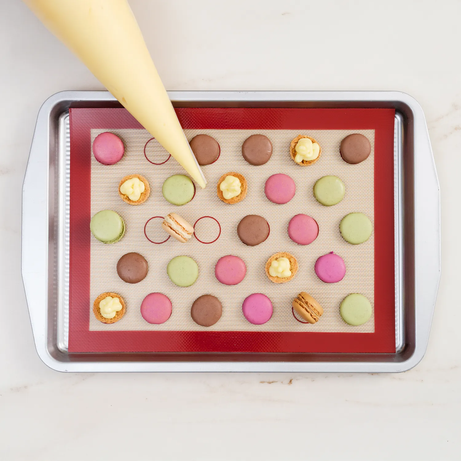 NoStik Silicone Macaron Baking Mat