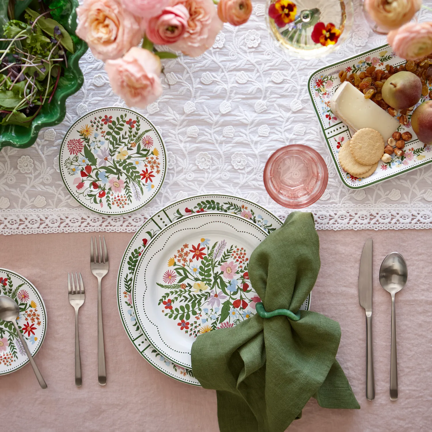 Sur La Table Fleur Dinner Plate
