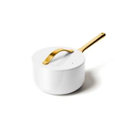 Caraway Ceramic Nonstick Saucepan with Lid, 3 qt.