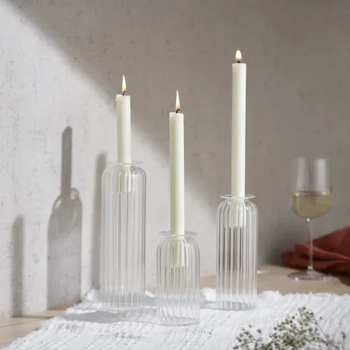 Sur La Table Bud Vase Taper Candle Holder