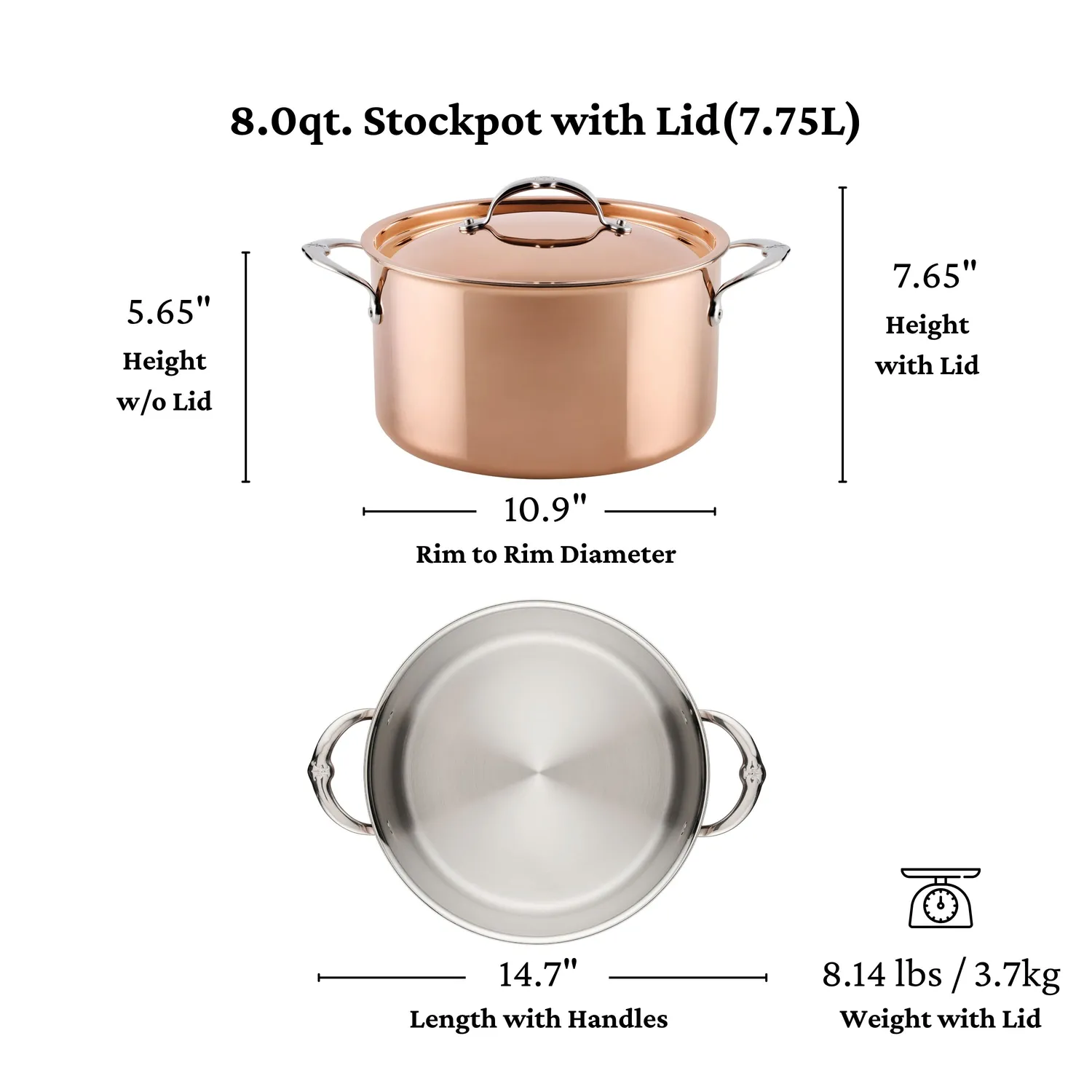 Hestan CopperBond Aura 10-Piece Cookware Set