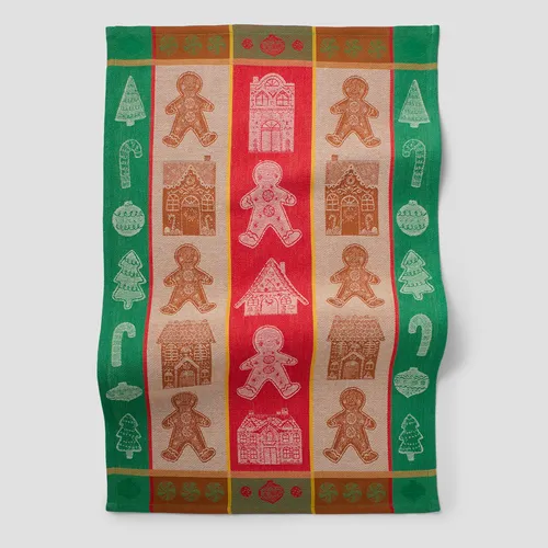 Sur la table Gingerbread Jacquard Kitchen Towel