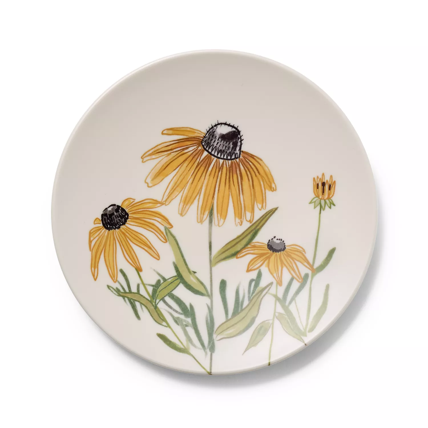 Sur La Table Wildflower Melamine Appetizer Plates, Set of 4