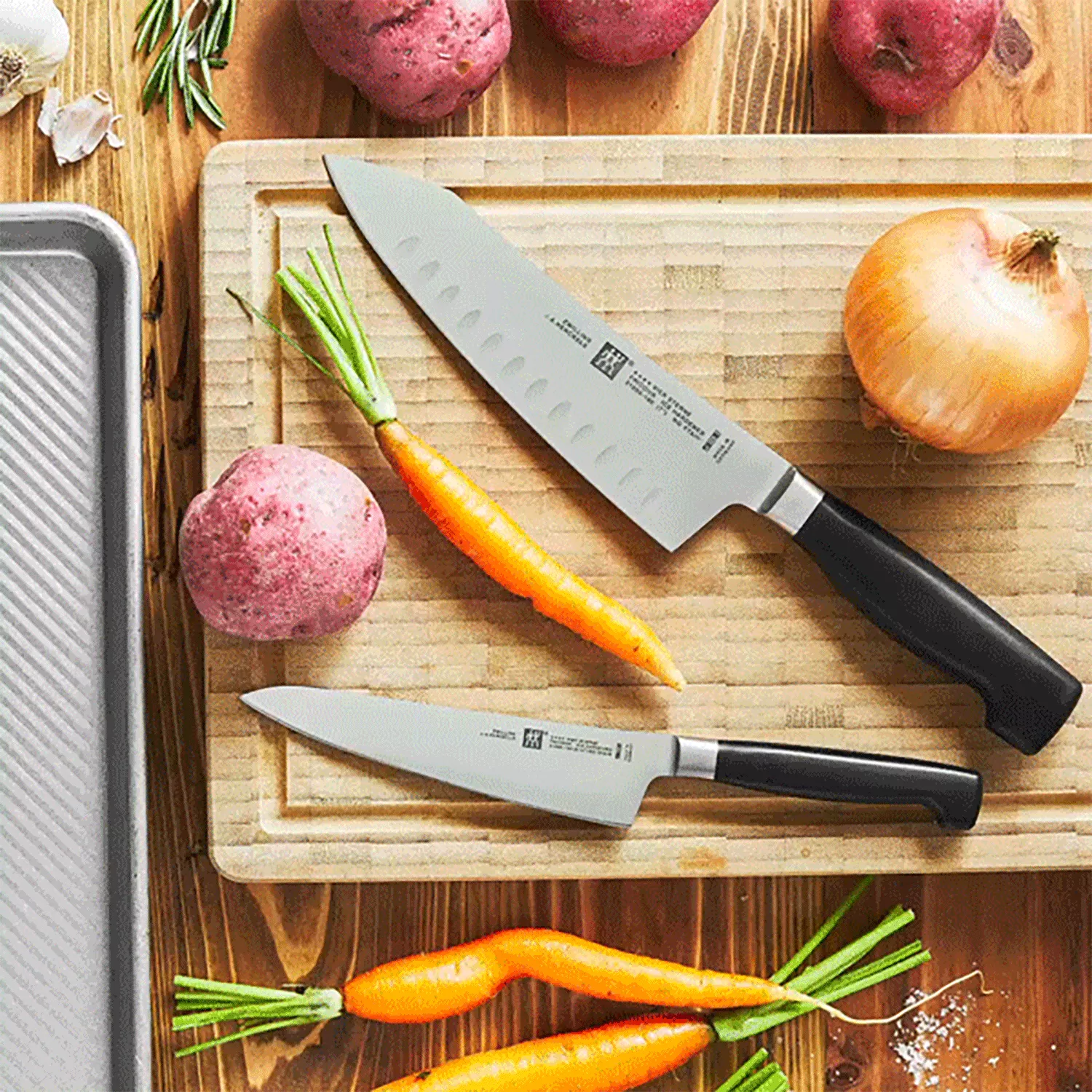 Zwilling J.A. Henckels Four Eco Star Rock & Chop 2-Piece Knife Set