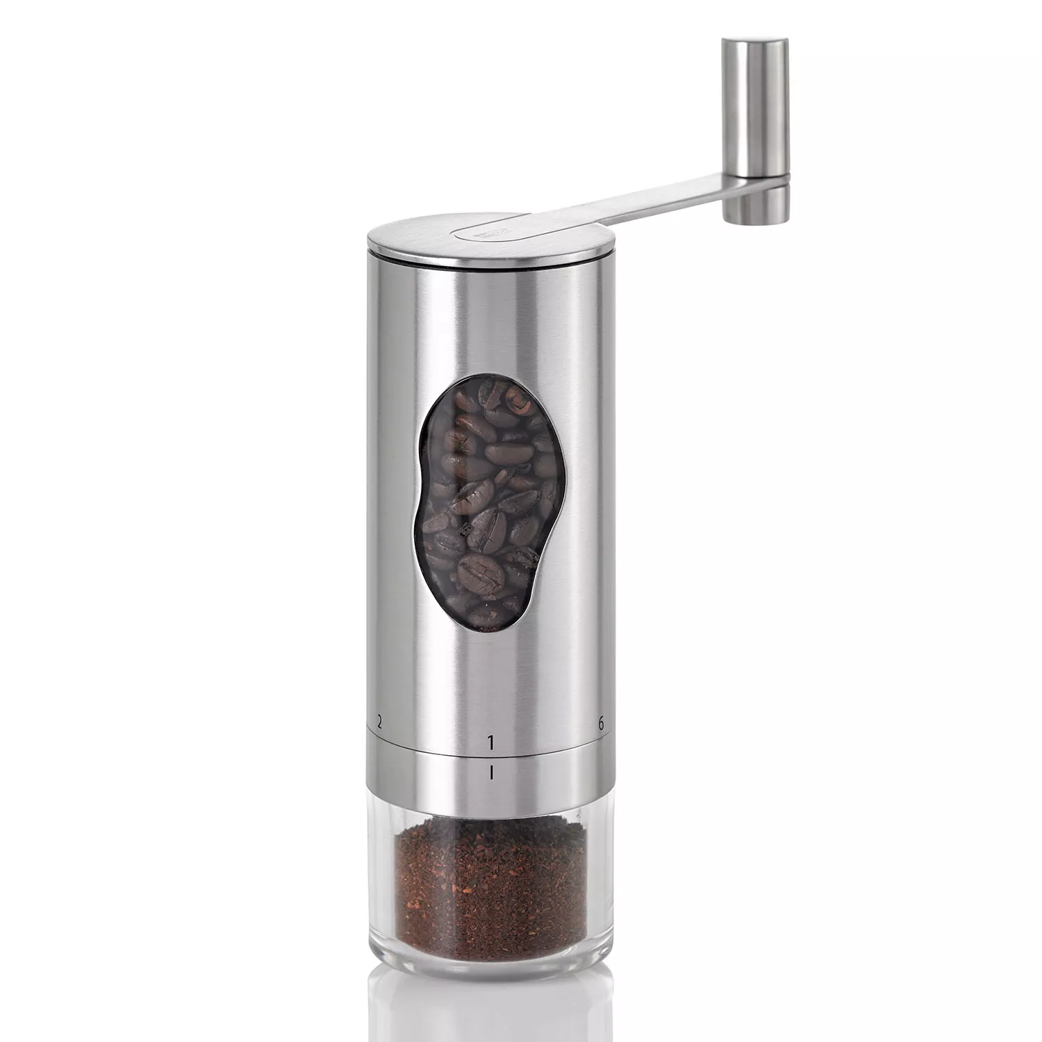 Vintage Manual Hand Crank Wooden Metal Coffee Pepper Herb Mill Spice Grinder