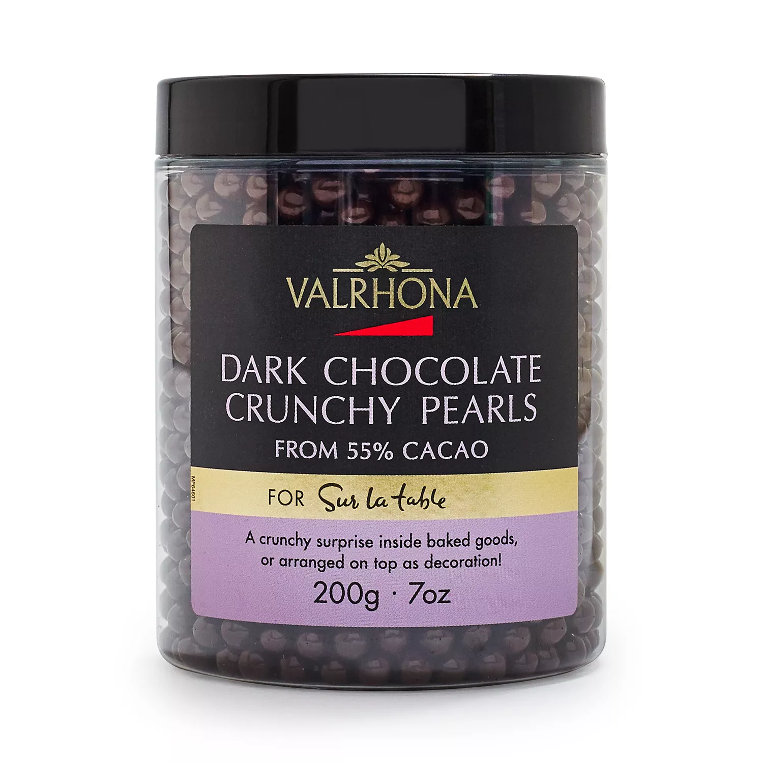 Dark Chocolate Crunchy Pearls - La Cascade du Chocolat Chocolate Shop