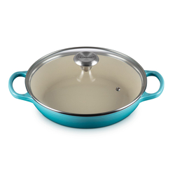Le Creuset Signature Braiser with Glass Lid, 2.25 qt. But I was missing that certain size and capability until this 2
