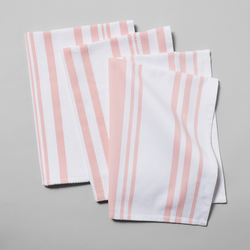 Sur La Table Striped Kitchen Towels, Set of 3 Perfect pink for Spring