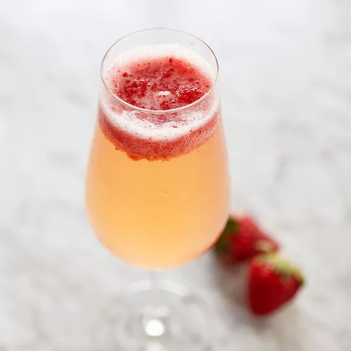 Spring Strawberry Bellini