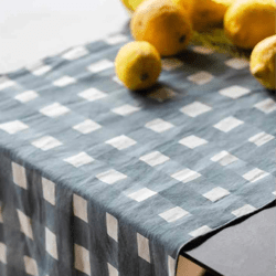Goldie Home Crosshatch Table Runner