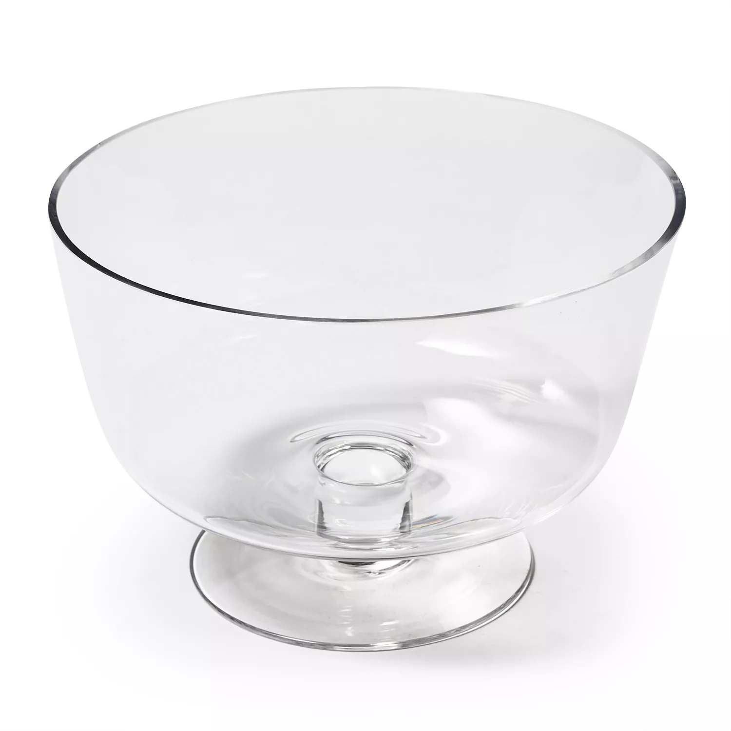 Glass Trifle Bowl With Lid