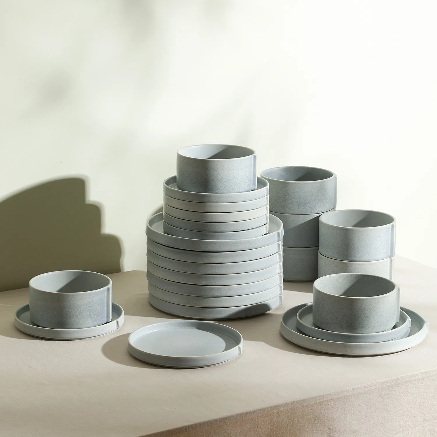 Stone Lain Bao Stoneware 12-Piece Dinnerware Set
