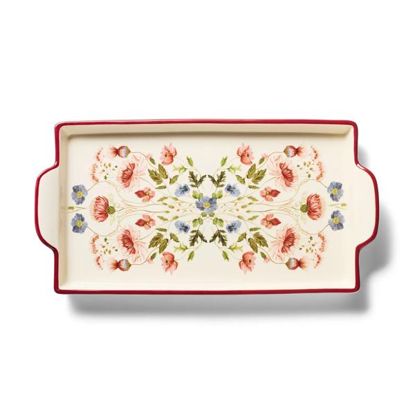 Sur la table Autumn Botanical Rectangular Tray