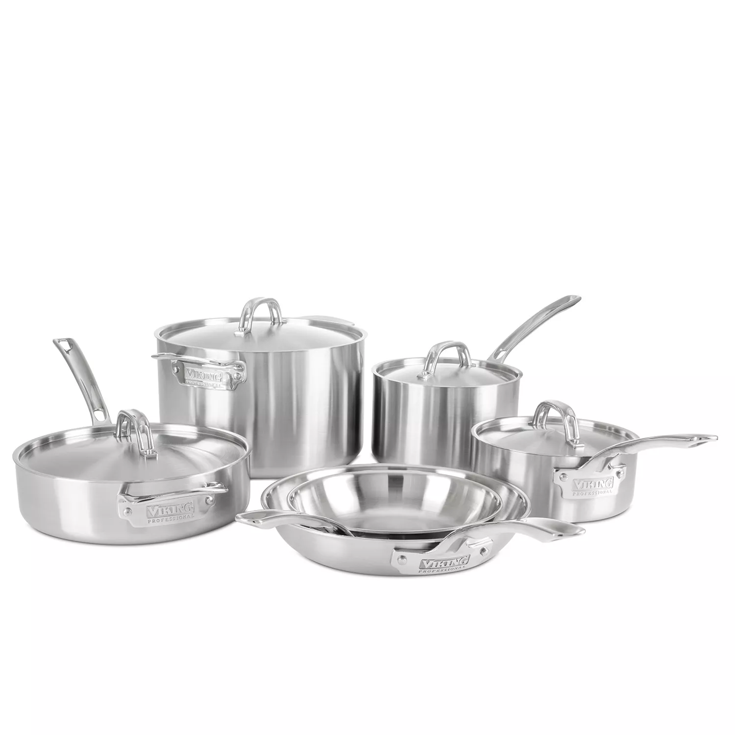 Viking Professional 5ply Stainless Steel 10-Piece Cookware Set