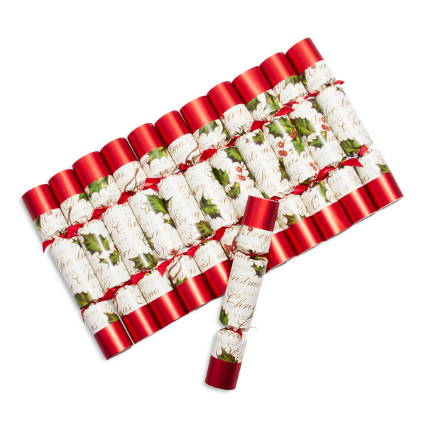Bows & Berries Party Crackers, Set of Eight