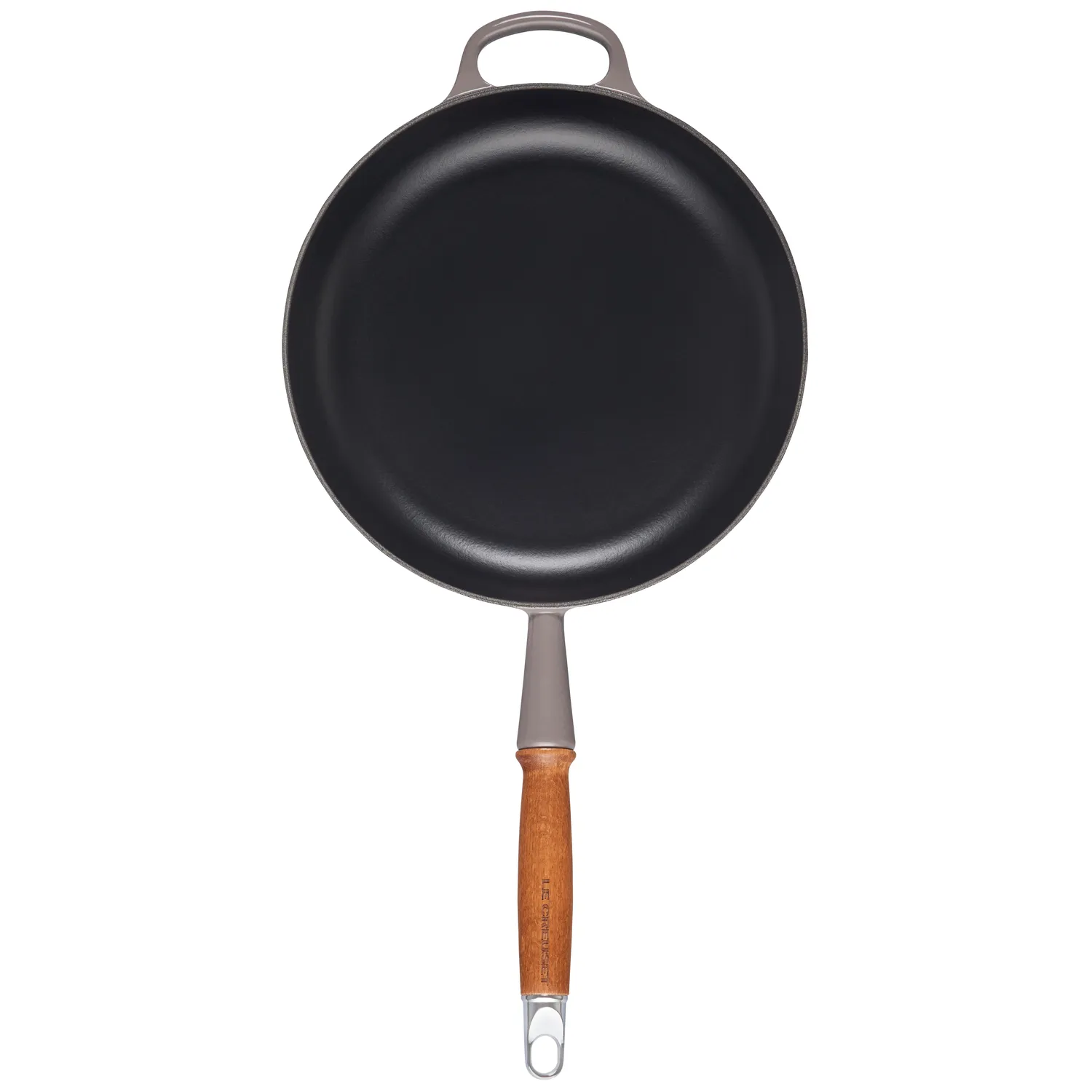 Le Creuset Enameled Cast Iron Alpine Wood Handled Skillet, 10.25"