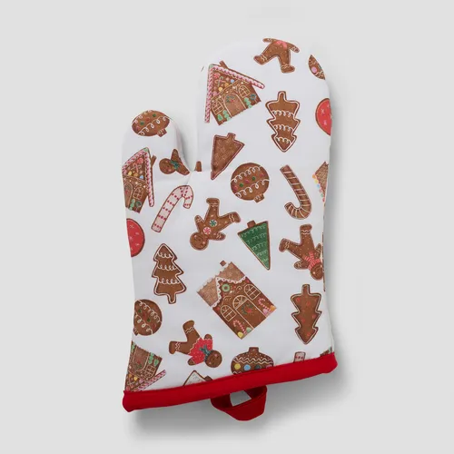 Sur la table Gingerbread Cookies Oven Mitt