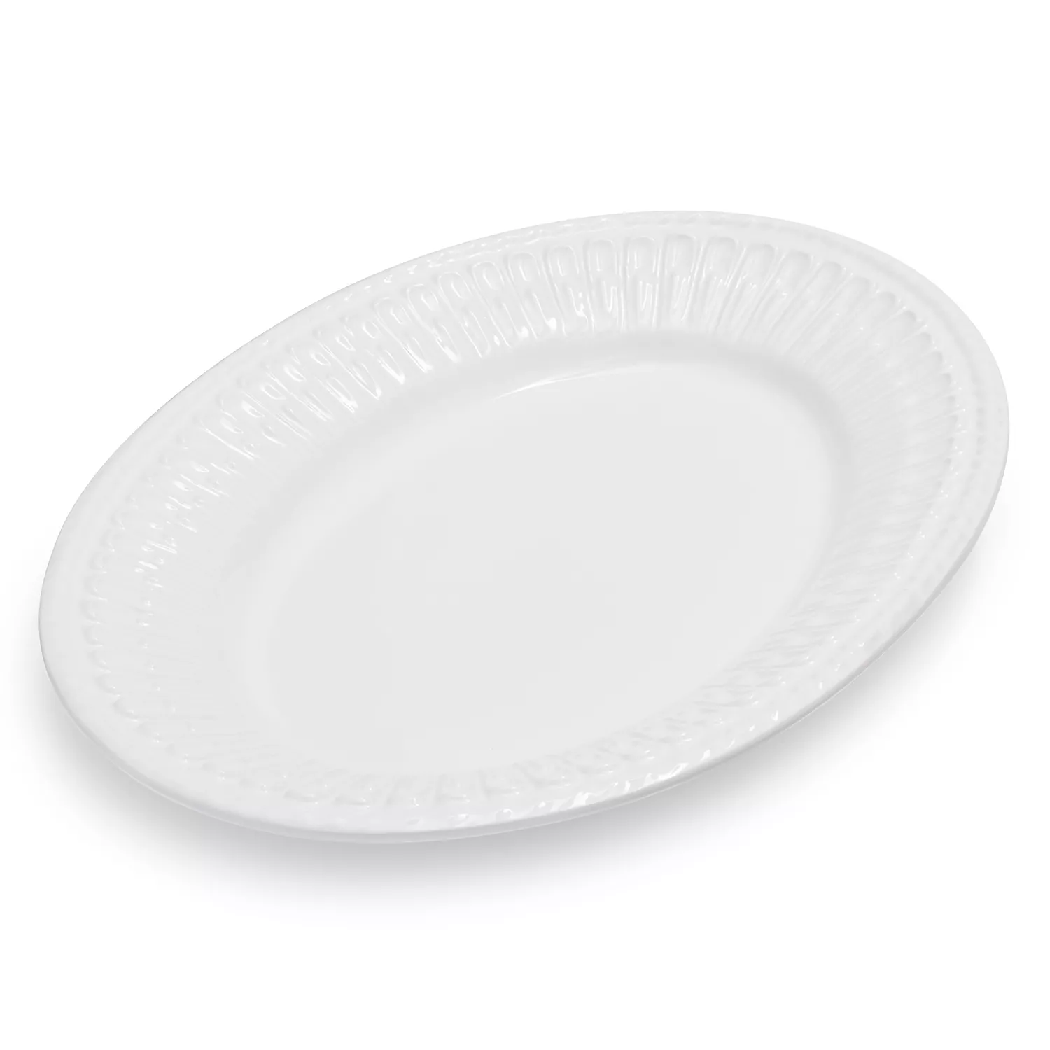 Sur La Table White Paola Serving Platter, 15.75&#34; x 12&#34;
