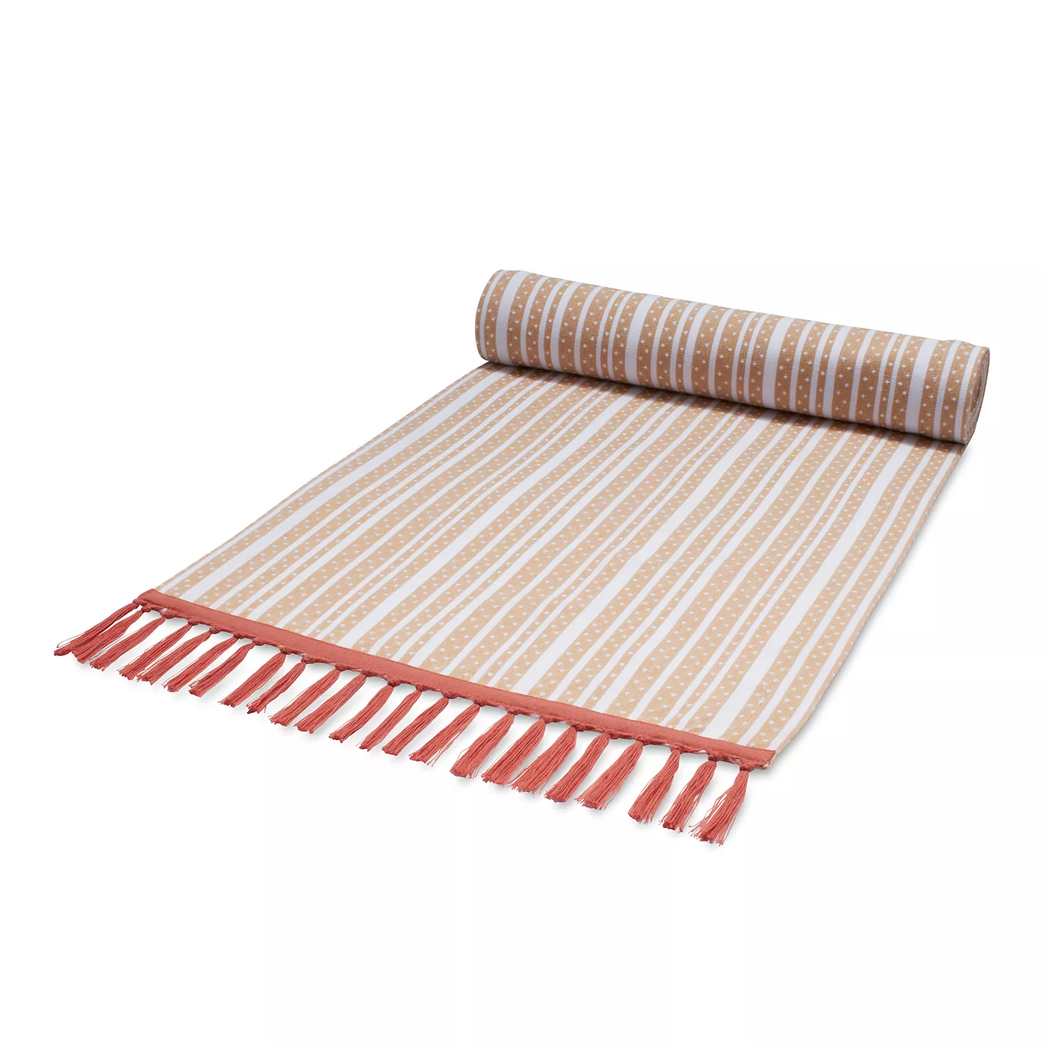 Sur La Table Woven Stripe Table Runner, 108&#34; x 16&#34;