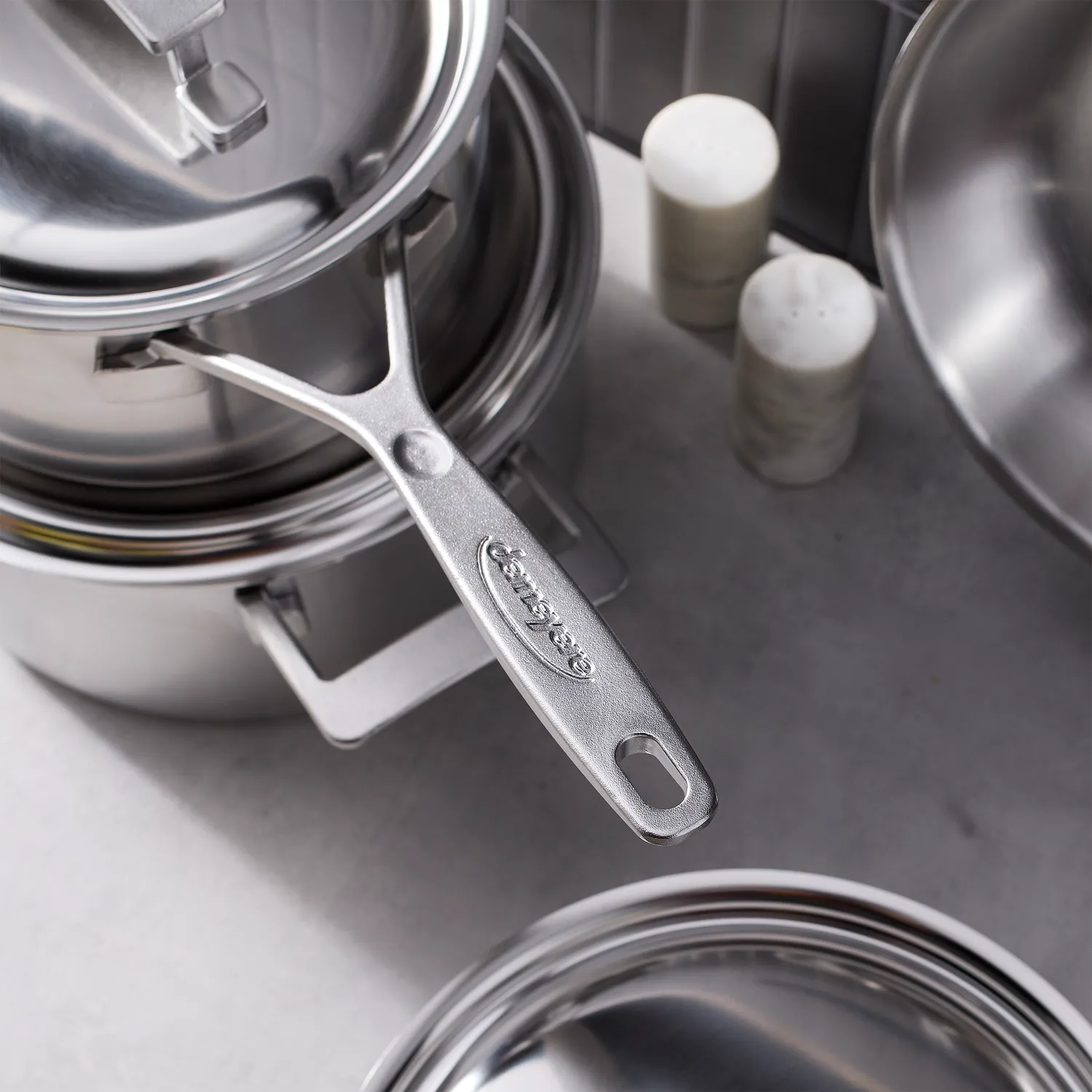 Demeyere Industry5 Stainless Steel 7-Piece Cookware Set