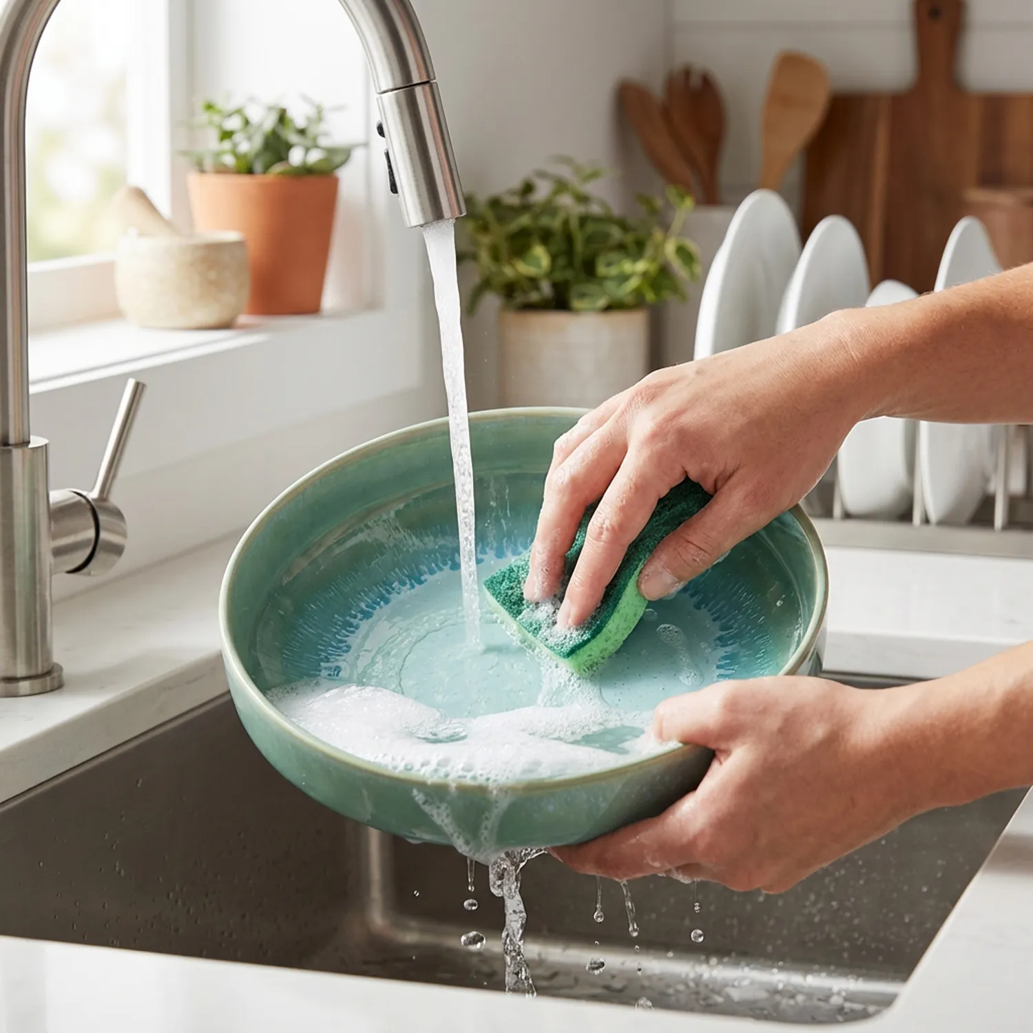 Sur La Table Lucent Reactive Glaze Pasta Bowl