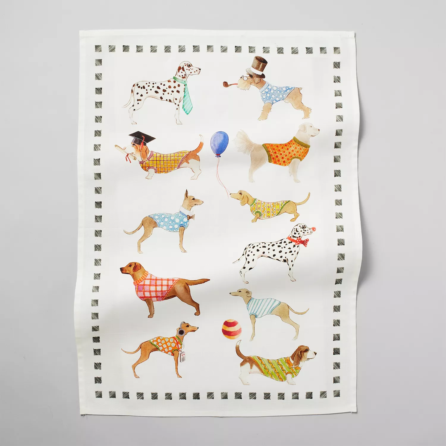 Sur La Table Assorted Dogs Kitchen Towel