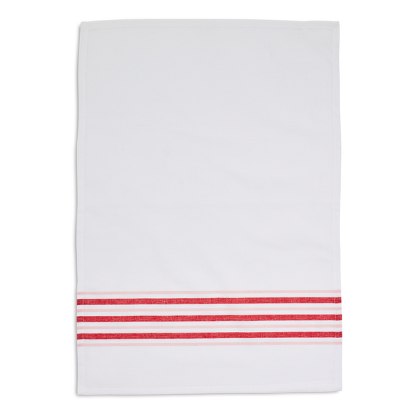 Pink Horizontal Stripe Kitchen Towel