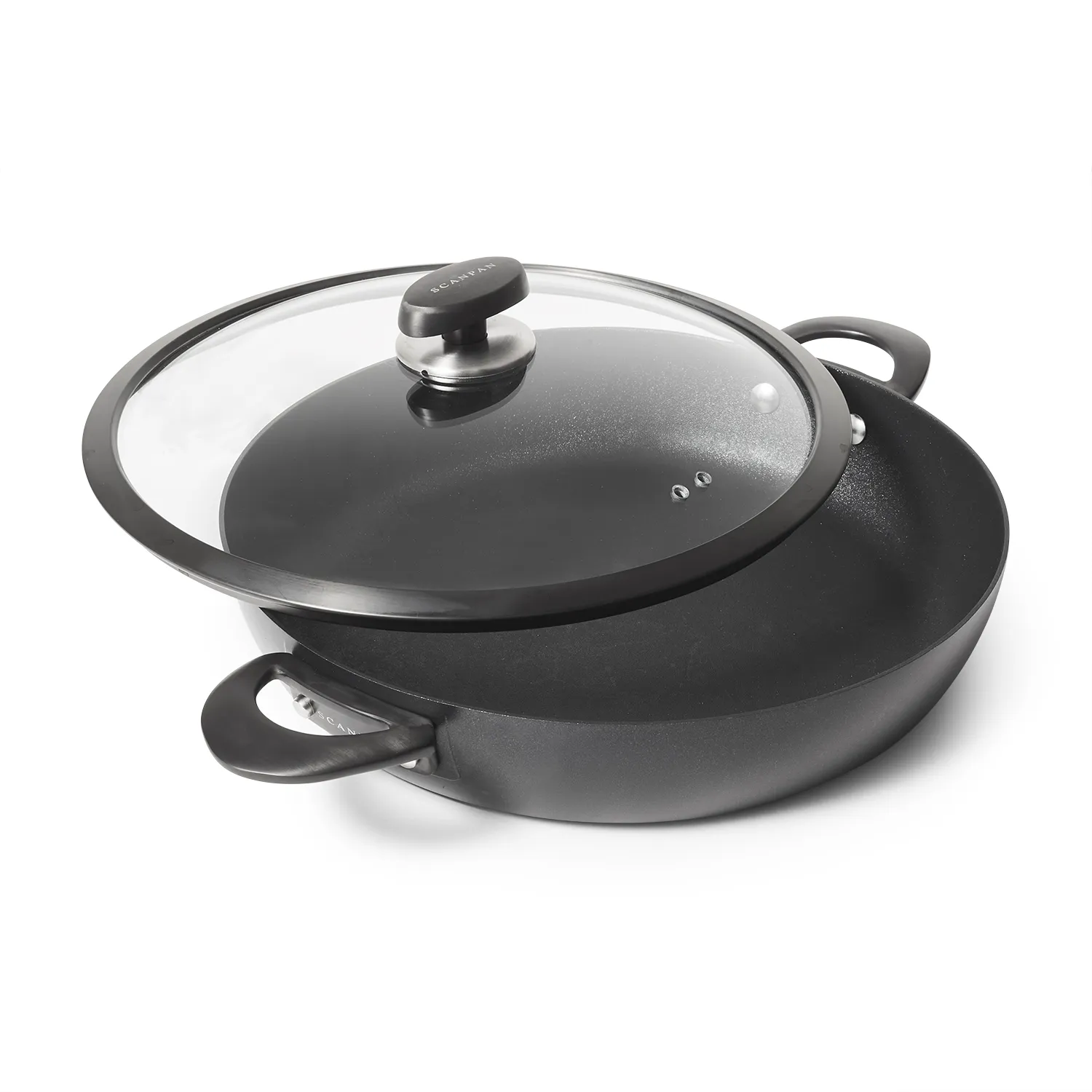 Scanpan Pro SB+ Chef's Pan with Lid, 4.25 qt.