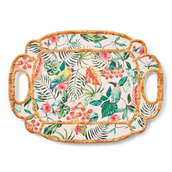 Sur La Table Tropicale Bamboo Melamine Platter