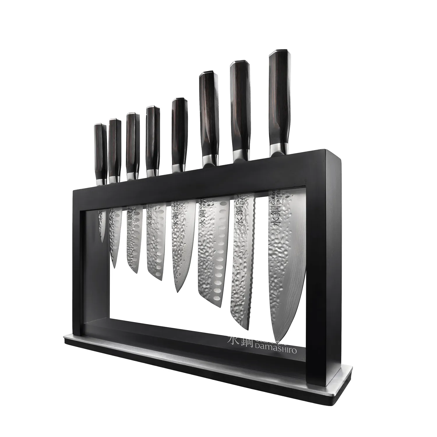 Cuisine::pro Damashiro Emperor Hisa 9-Piece Knife Block Set