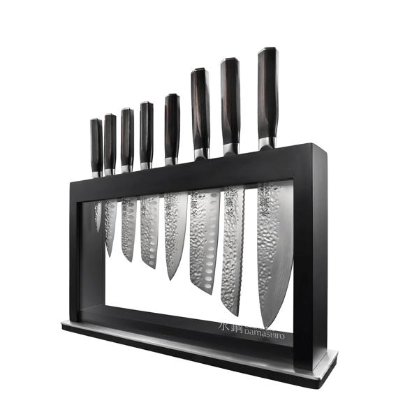 Cuisine::pro Damashiro Emperor Hisa 9-Piece Knife Block Set