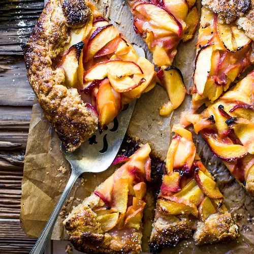 Peach Crostata