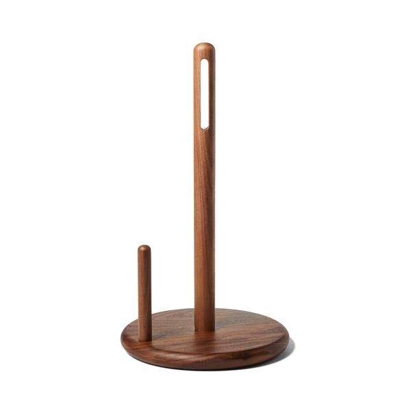 Sur La Table Black Walnut Paper Towel Holder
