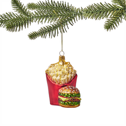 Sur La Table Burger and Fries Ornament