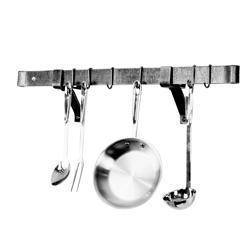 Enclume Hammered Steel Rolled End Wall Racks