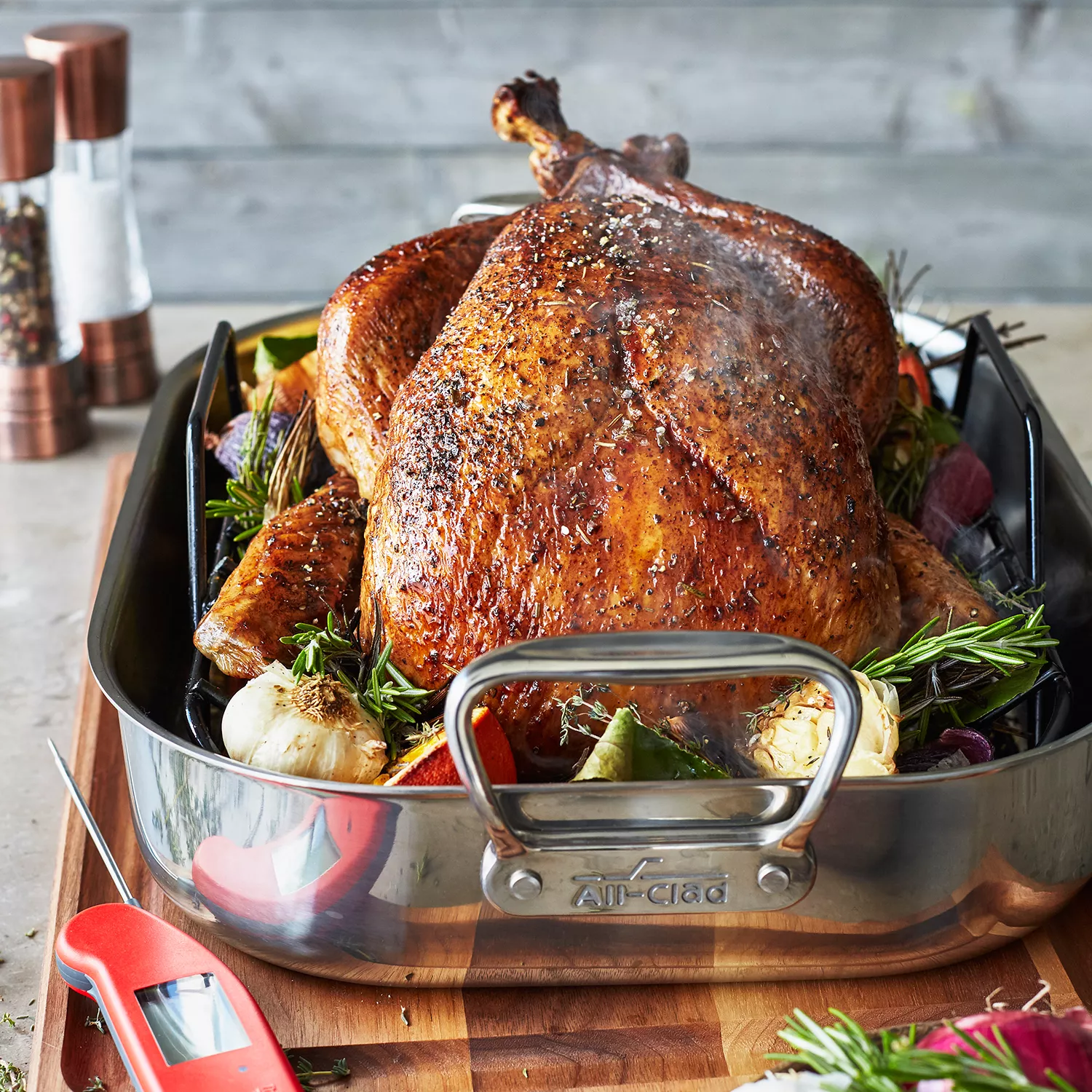 All-Clad Stainless Steel Roasting Pan with Nonstick Rack