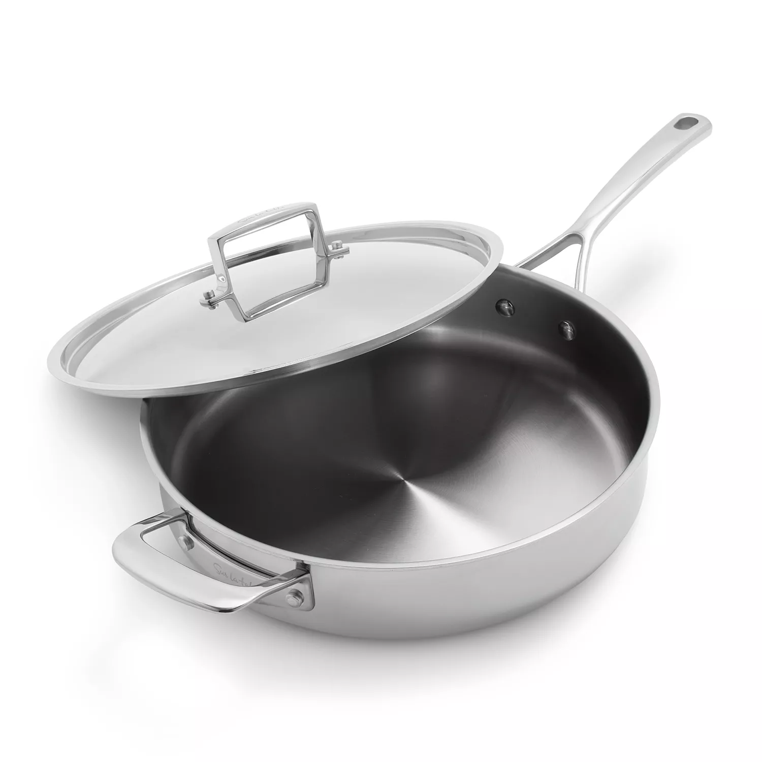 Sur La Table Classic 5-Ply Ceramic Nonstick Stainless Steel Skillet Set of 2, 8 & 10