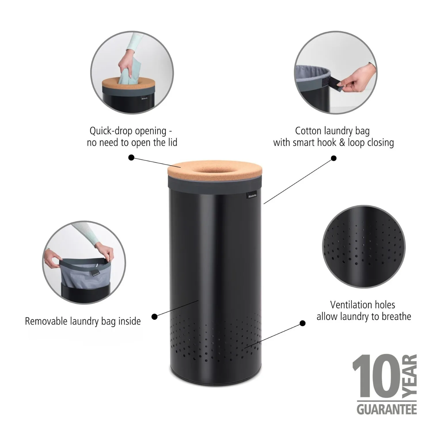 Brabantia 9-Gallon Laundry Hamper