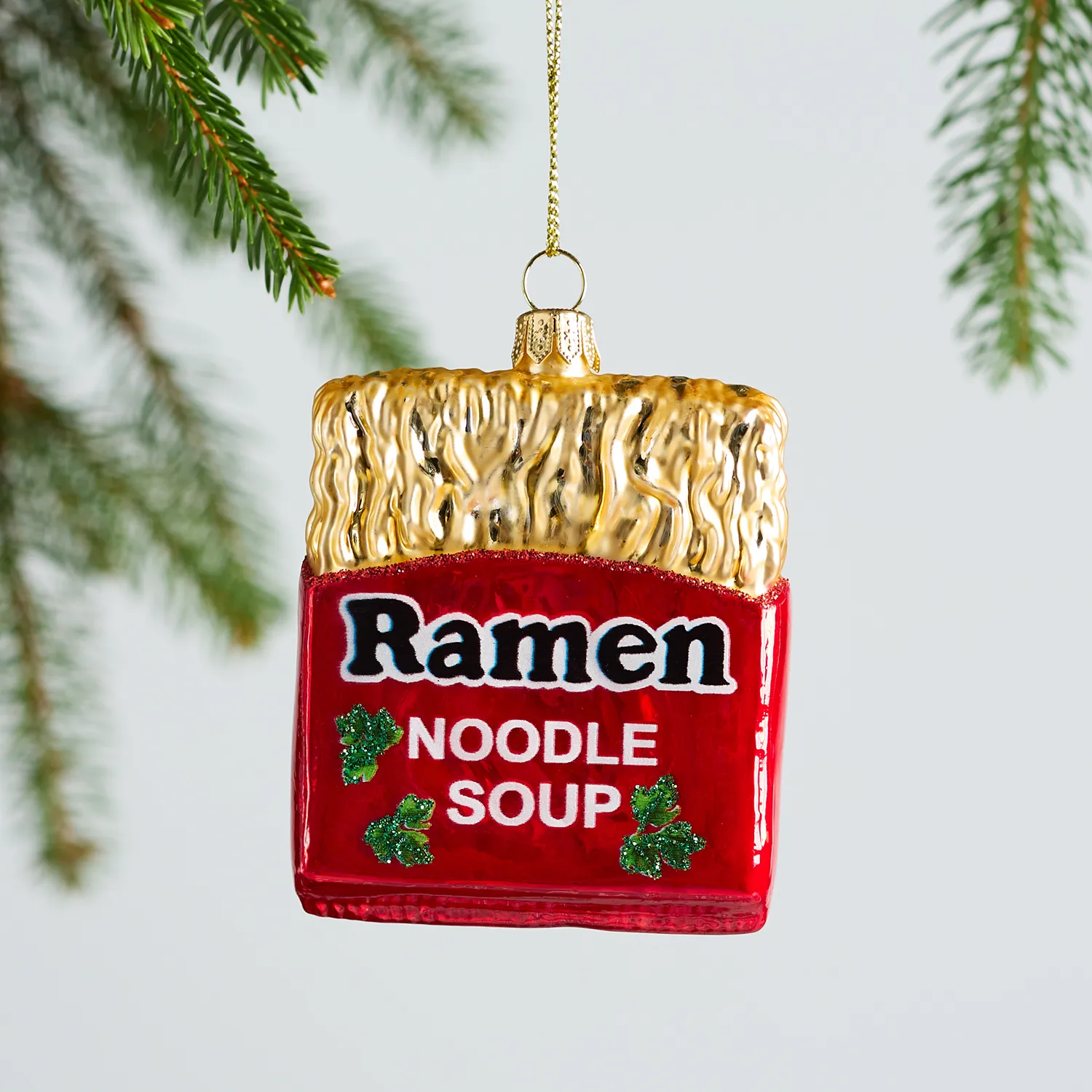 Sur La Table Ramen Glass Ornament, 2.95"