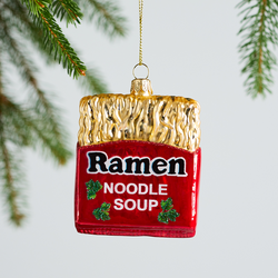 Sur La Table Ramen Glass Ornament, 2.95" Looks very cute - will be a Christmas present for granddaughter in 10 months!4