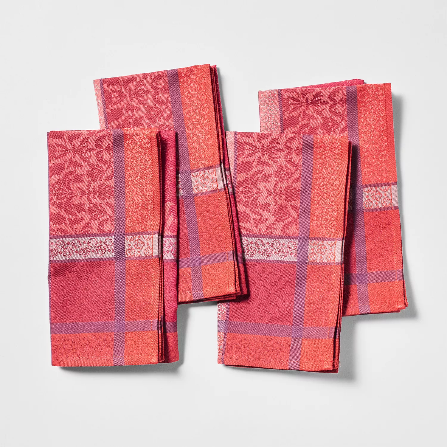 Bright Jacquard Napkins, Set of 4