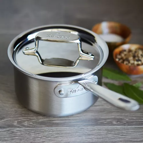All-Clad D5 Brushed Stainless Steel Saucepans