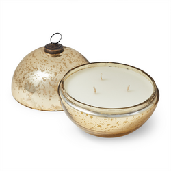  Sur La Table White Peppercorn Ornament Candle
