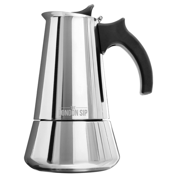London Sip Stainless Steel Espresso Maker, 3 Cup