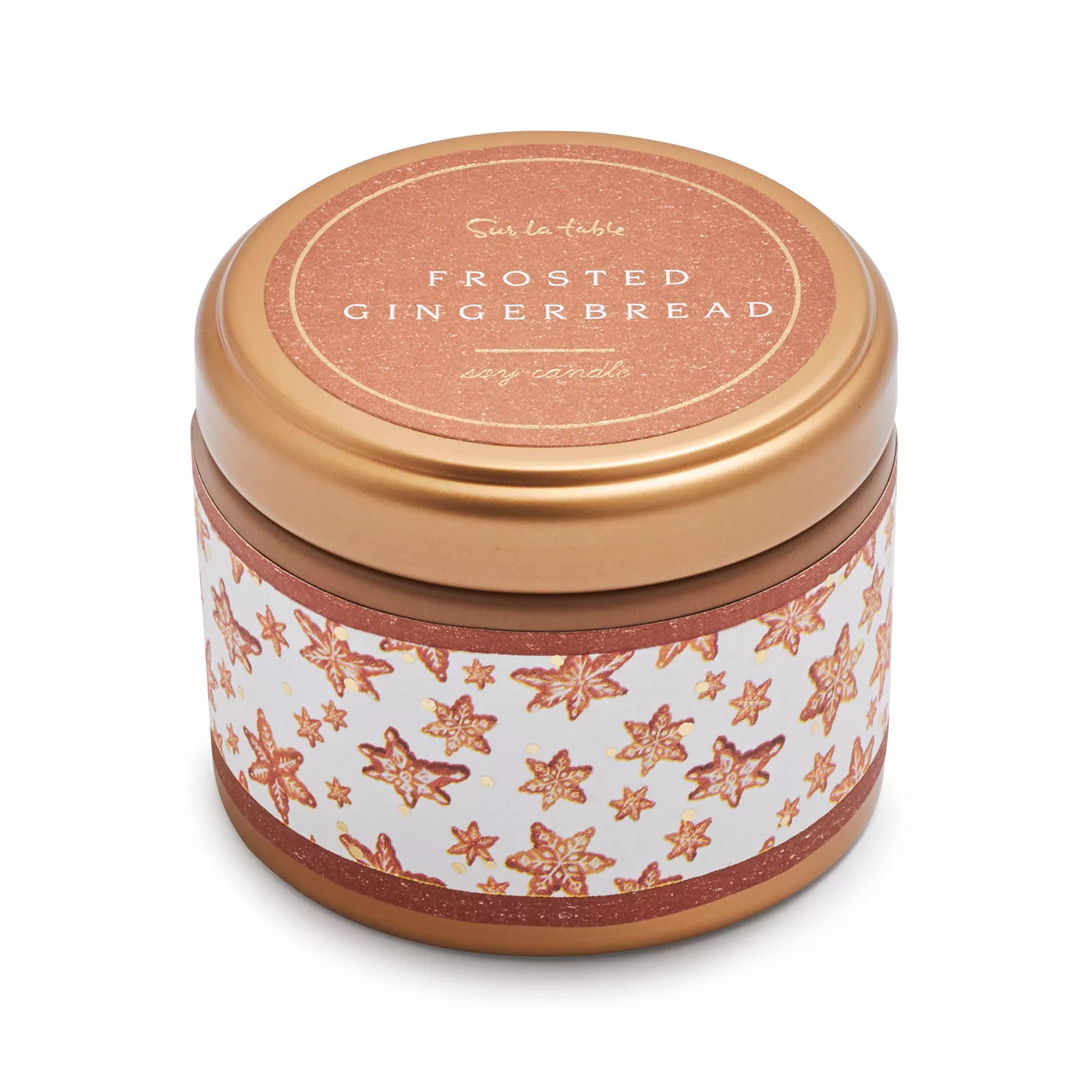 Sur La Table Frosted Gingerbread Soy Candle, 3 oz.