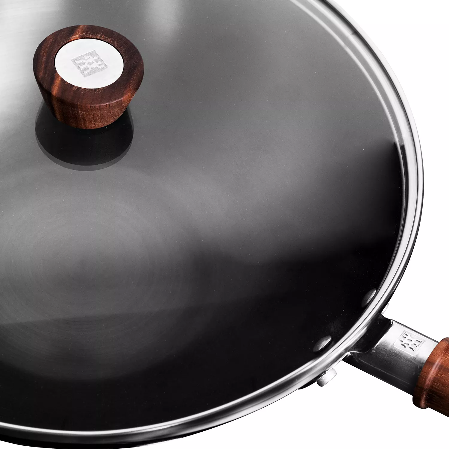 ZWILLING Dragon 12-inch Carbon Steel Wok with Lid 